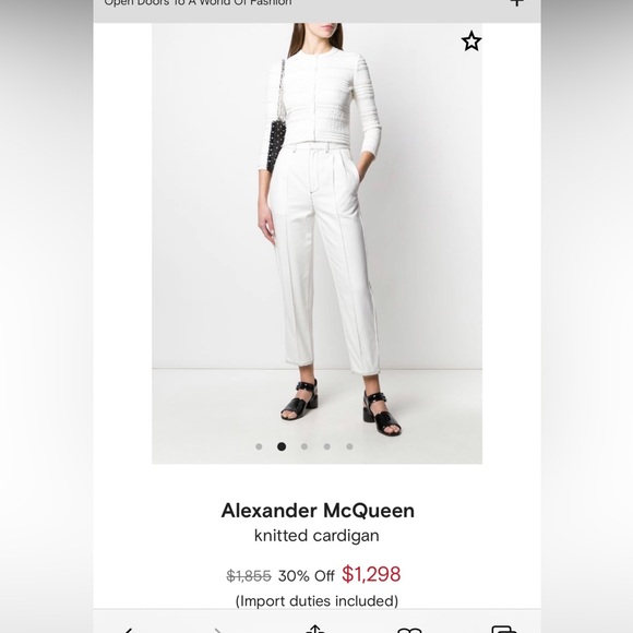 Alexander Mcqueen knitted cardigan Small - Picture 2 of 15